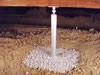 Palisade installation of a crawl space jack