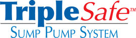Sump pump system logo for our TripleSafe™, available in areas like Cimarron