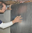 installation steps for crawl space insulation in a crawl space in Loma