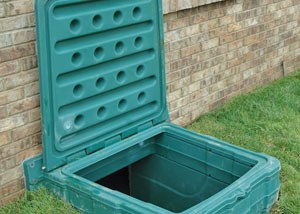 lockable crawl space access door installed in Clifton