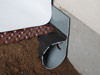 French Drain or Drain Tile system installed in a Colorado crawl space