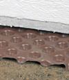 crawl space insulation installed in Hotchkiss over our extra large drainage matting