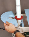 An airtight sump pump lid later installed in Cedaredge