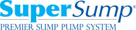 Logo for our SuperSump® Pump System, available in Delta and other parts of Colorado