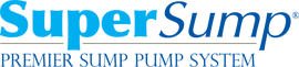Logo for our SuperSump® Pump System, available in Delta and other parts of Colorado